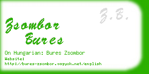 zsombor bures business card